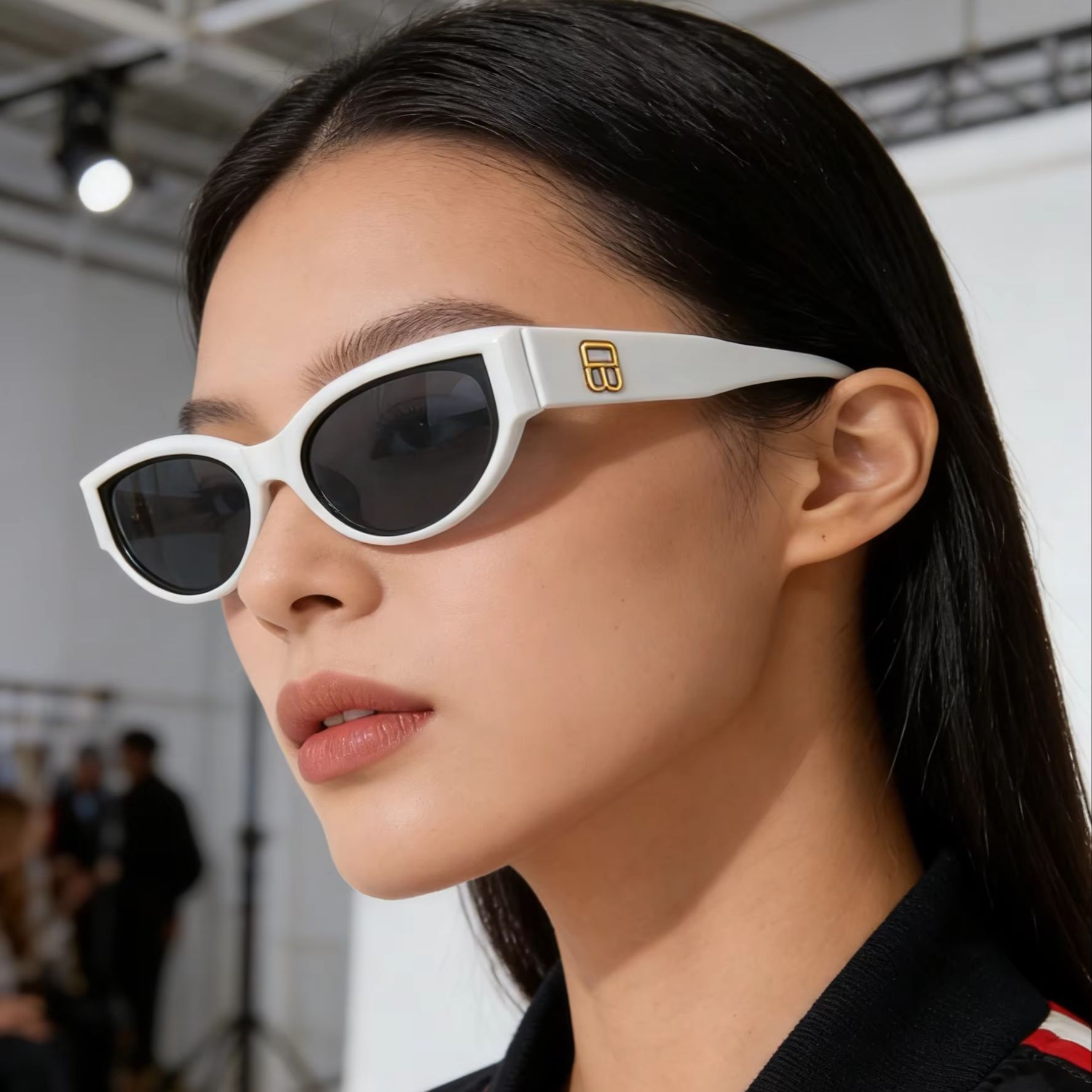 Sunglasses Cat Eye - แว่นกันแดดทรงแคทอายสไตล์เรโทรสำหรับผู้หญิง ทรงวงรีเล็ก ป้องกันรังสียูวี 400 แฟชั่นสำหรับกิจกรรมกลางแจ้ง ชายหาด