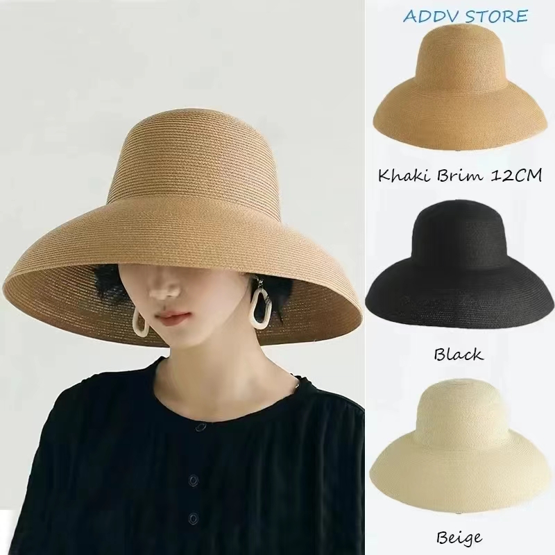 หมวกฟางปีกกว้างสำหรับฤดูร้อน ห - Hat Floppy Wide บทวิจารณ์และราคา