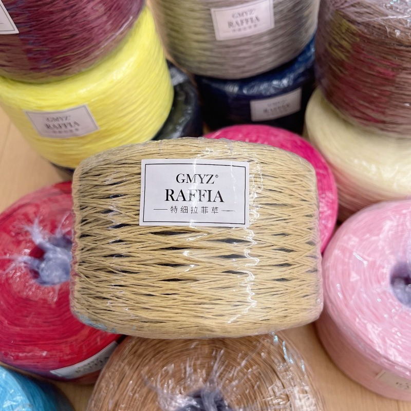250 กรัม/ชิ้นบางแบน Raffia เส้ - Crochet Bag Raffia บทวิจารณ์และราคา