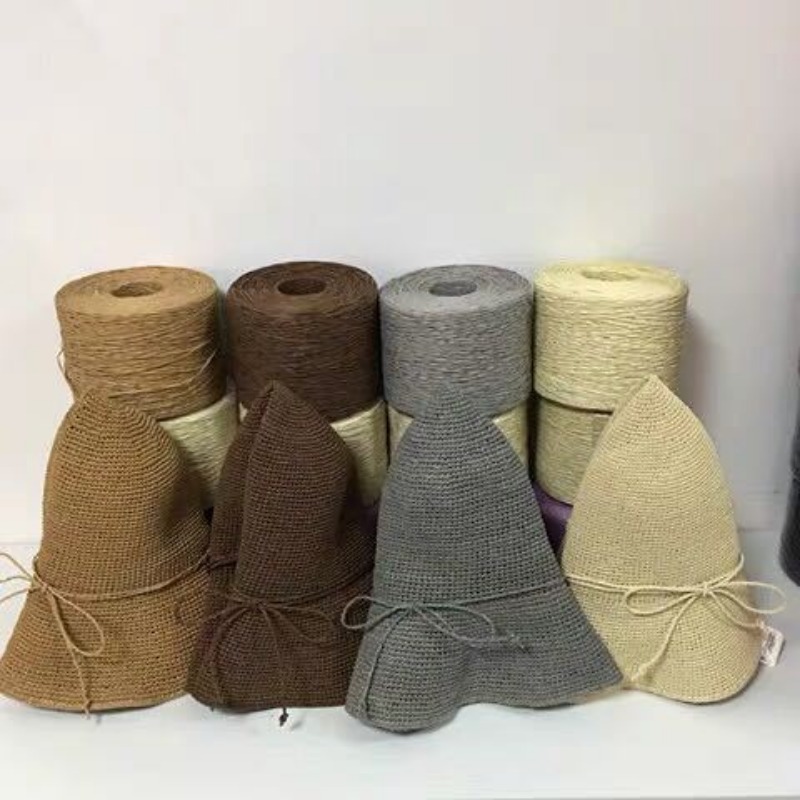 250 กรัม/ชิ้นบางแบน Raffia เส้ - Crochet Bag Raffia บทวิจารณ์และราคา