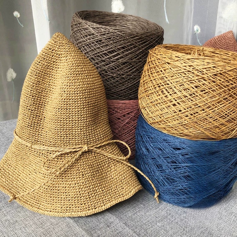 เส้นด้ายฝ้ายรัฟเฟียเนื้อละเอีย - Crochet Bag Raffia บทวิจารณ์และราคา